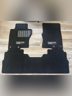 Nissan Frontier PRO-4X Black Floor Mats - Set of 3